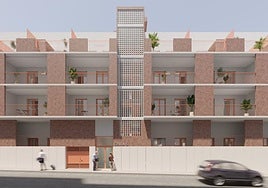 Proyecto de la nueva promoción de vivienda pública en San Blas.