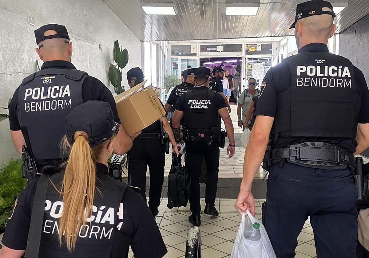 'Operación Bangladesh' de la Policía Local de Benidorm.