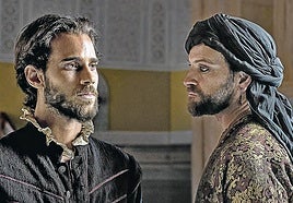 Julio Peña es Miguel de Cervantes y el italiano Alessandro Borghi encarna a Hasán, el Bajá de Argel.