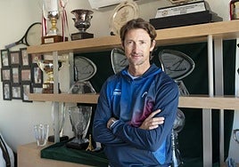 Juan Carlos Ferrero, en su Academia.