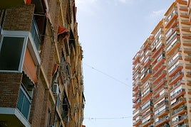 Bloques de viviendas en Alicante.
