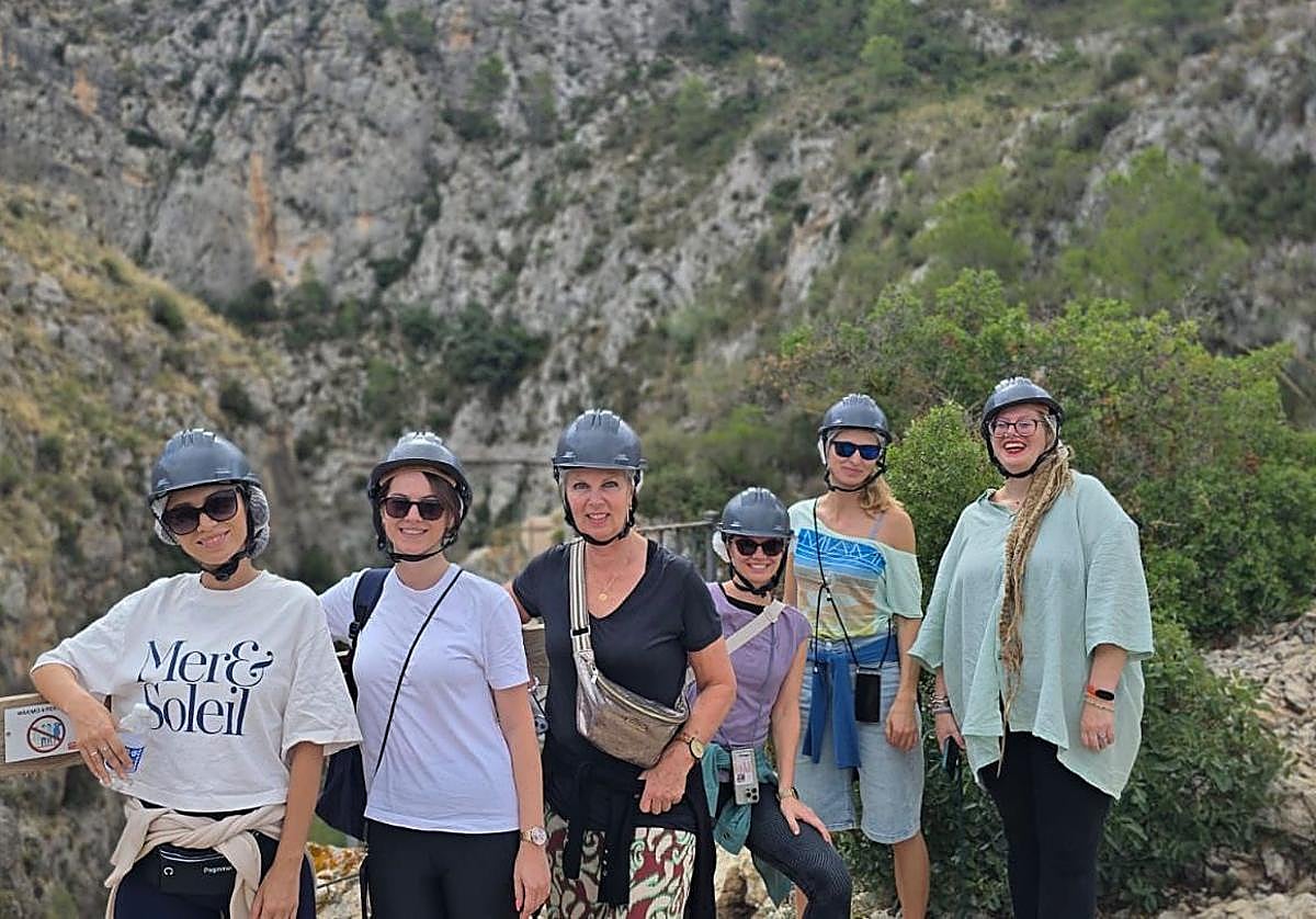El grupo, durante una de sus actividades en la provincia.