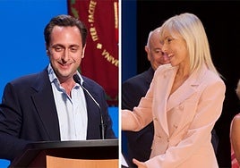 Jorge Brotons, presidente de Bonnysa Alimentaria, y Maite Antón, de la Asociación de la Empresa Familiar de Alicante.