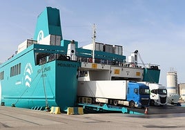 Stand de Baleària en Fruit Attraction, donde la naviera muestra su experiencia en transporte refrigerado.