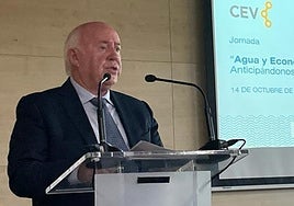Joaquín Pérez, en un acto de CEV Alicante.