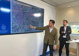 Ruz y Guilabert, durante la presentación de la futura contrata.