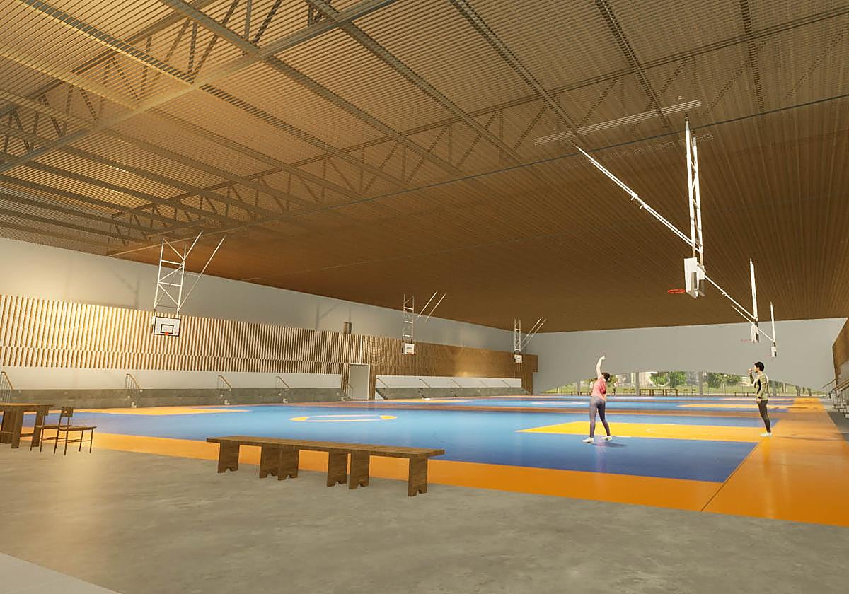 Proyecto del pabellón de Tómbola.