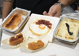 Algunas de las tapas que se han podido degustar en Alicante Gastronómica.