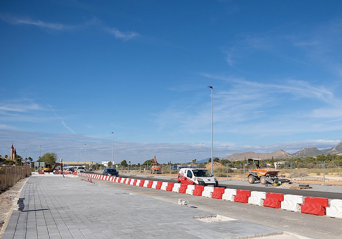 Imagen del estado actual de las obras