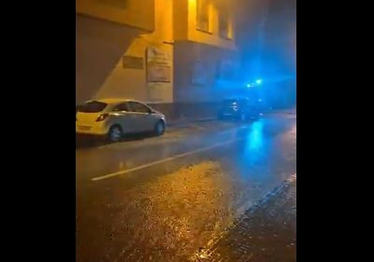 Lluvia en Torrevieja.