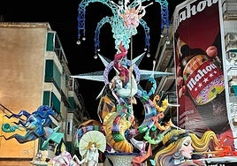 Foguerer Carolinas, primer premio de Primera categoría.