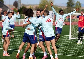 La Selección Española entrenará en Las Rozas antes de viajar el sábado a Elche para enfrentarse a Georgia.