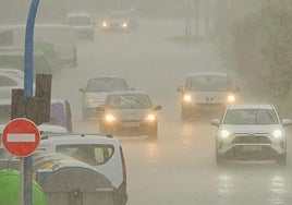 La dana descarga cerca de 70 l/m2 este jueves en Alicante.