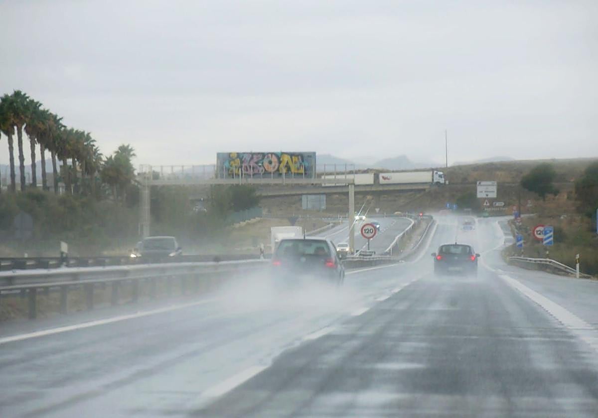 Lluvias en Alicante.