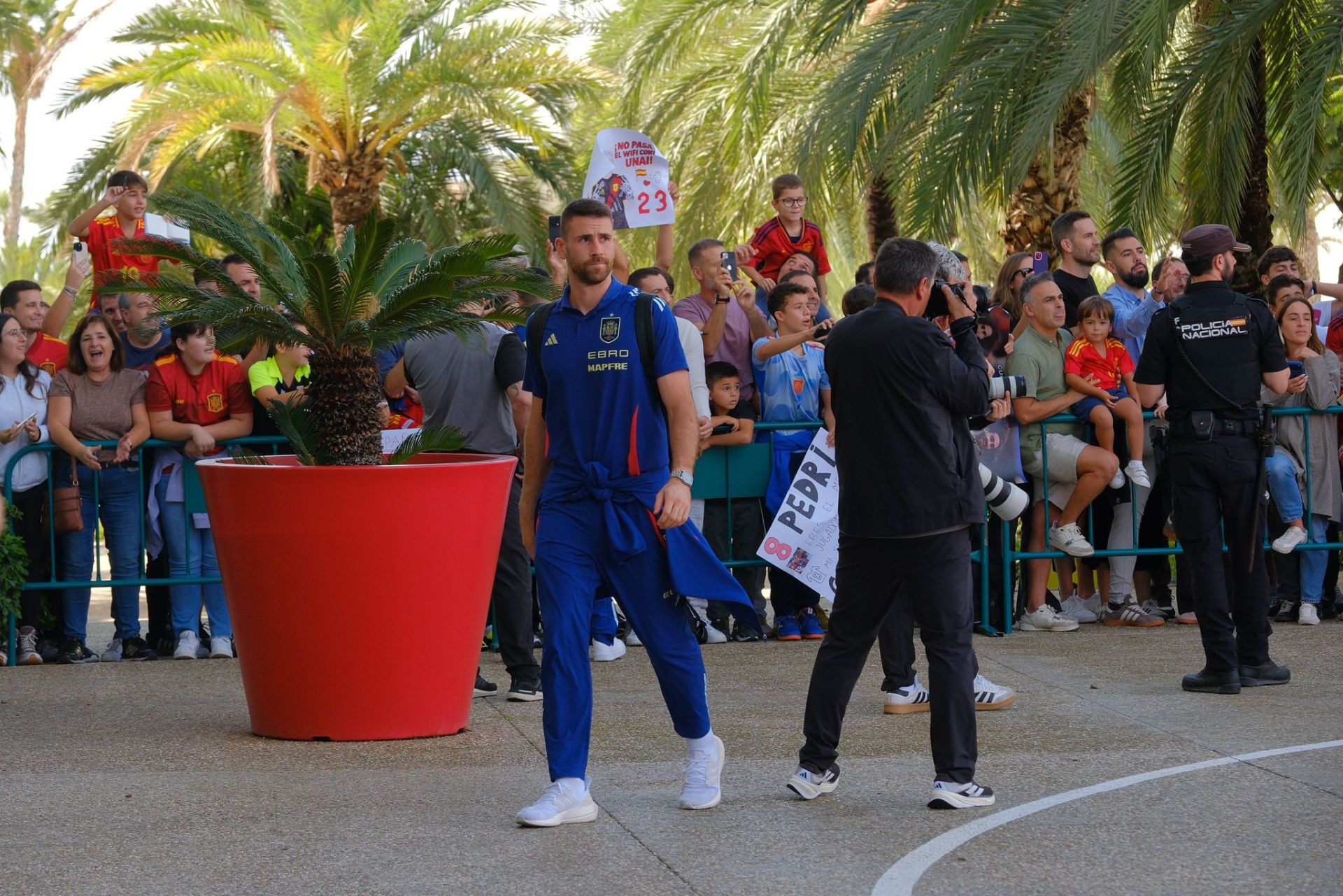 La Roja llega a Elche