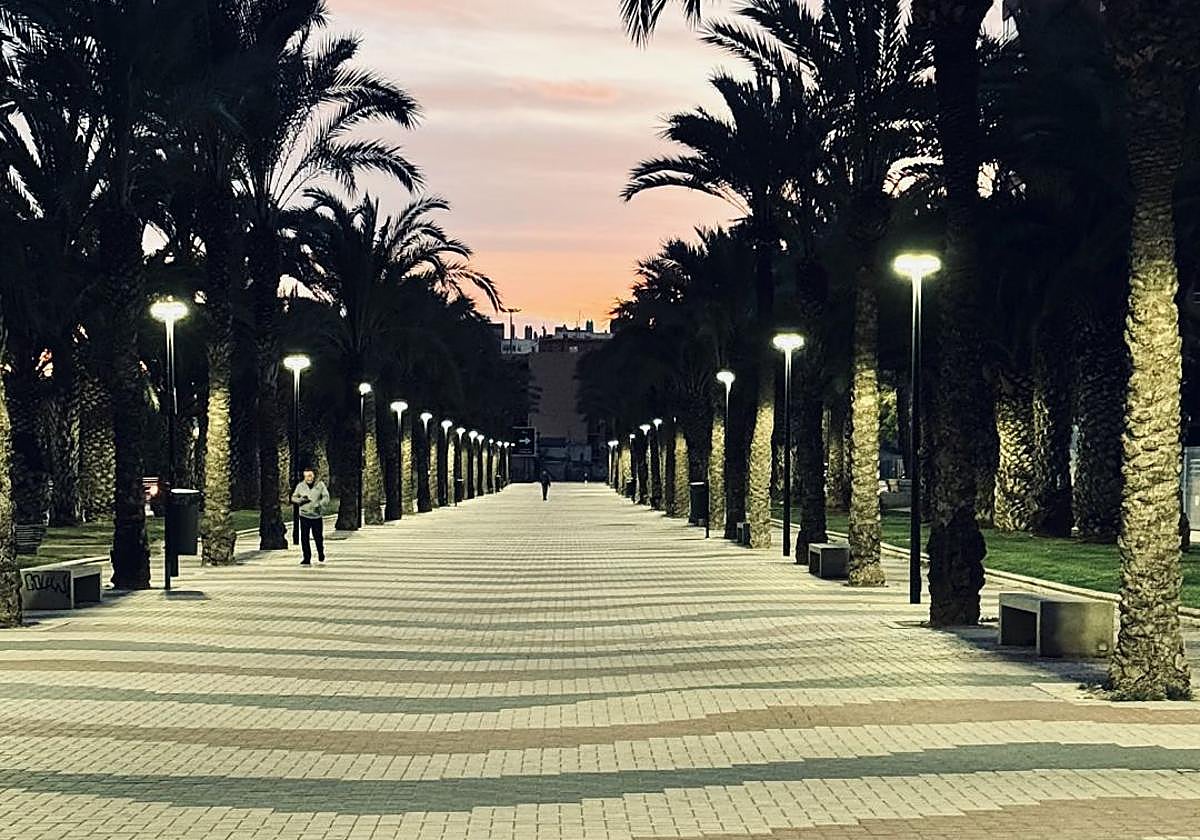 Archive image of the National Police Promenade.