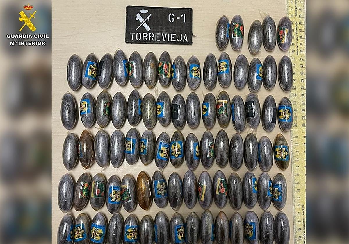 Drugs seized in the operation.