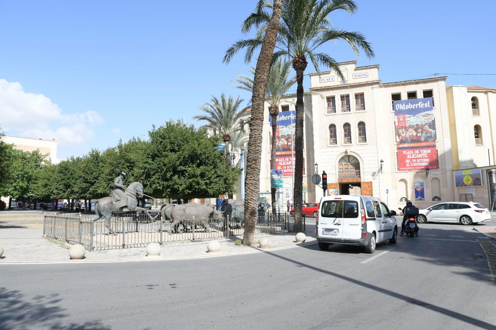 Imagen antes - This is how Plaza de España would look pedestrianised according to AI.