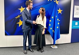 Visita de la consellera Ruth Merino a Bruselas este jueves.