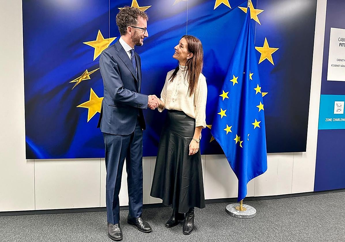 Visita de la consellera Ruth Merino a Bruselas este jueves.