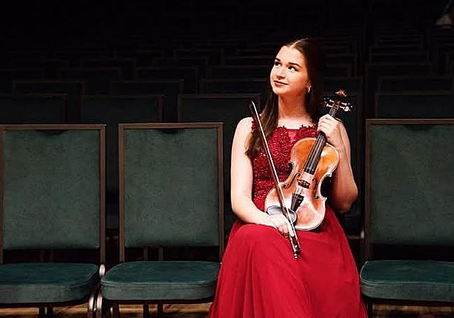 La violinista Natalia Dragan.