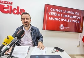 El concejal de Hacienda de Elda, Fernando Gómez.