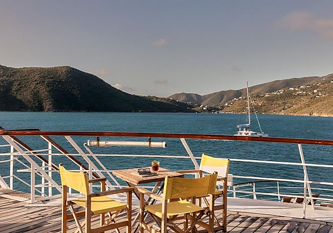 Una de las cubiertas del 'Club Med 2'.