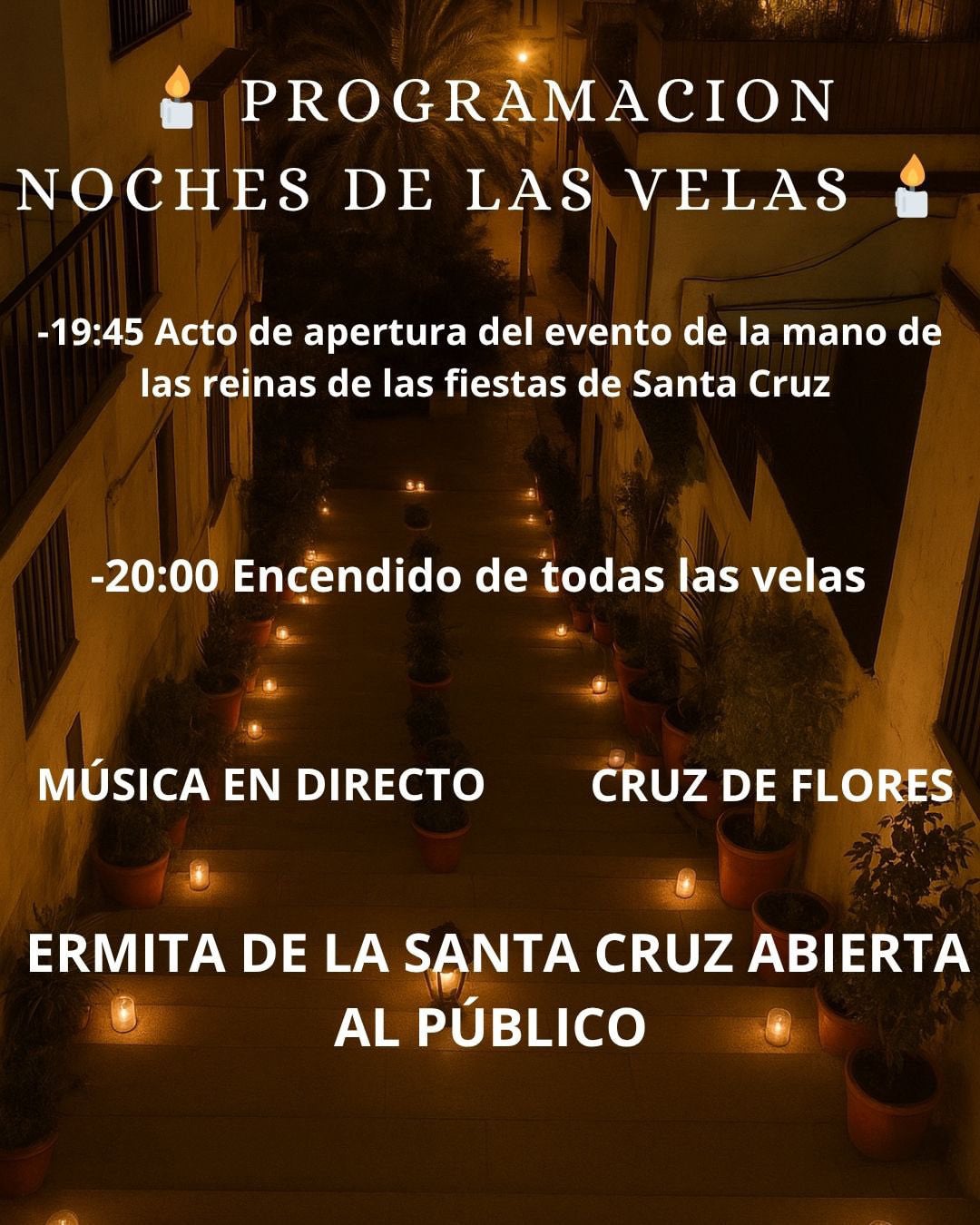 Programa de la noche de las velas.