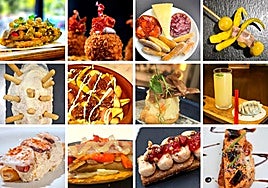 Algunas de las tapas de la 'Ruta de Taberneros'.