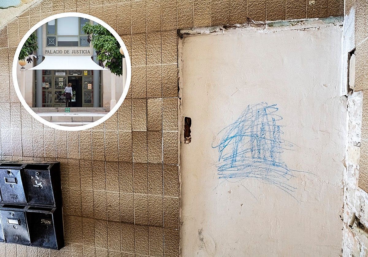 Semi-abandoned and squatted homes in Alicante.