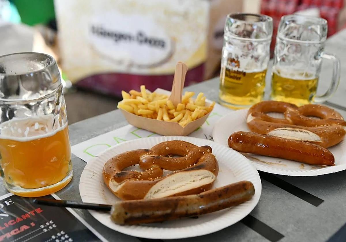 Oktoberfest celebration at Alicante's Hogueras.