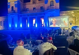 Momento del inicido de la séptima edición del festival Gastro Cinema.