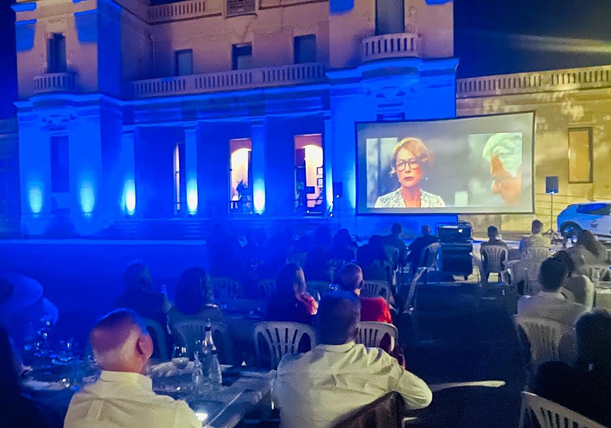 Momento del inicido de la séptima edición del festival Gastro Cinema.