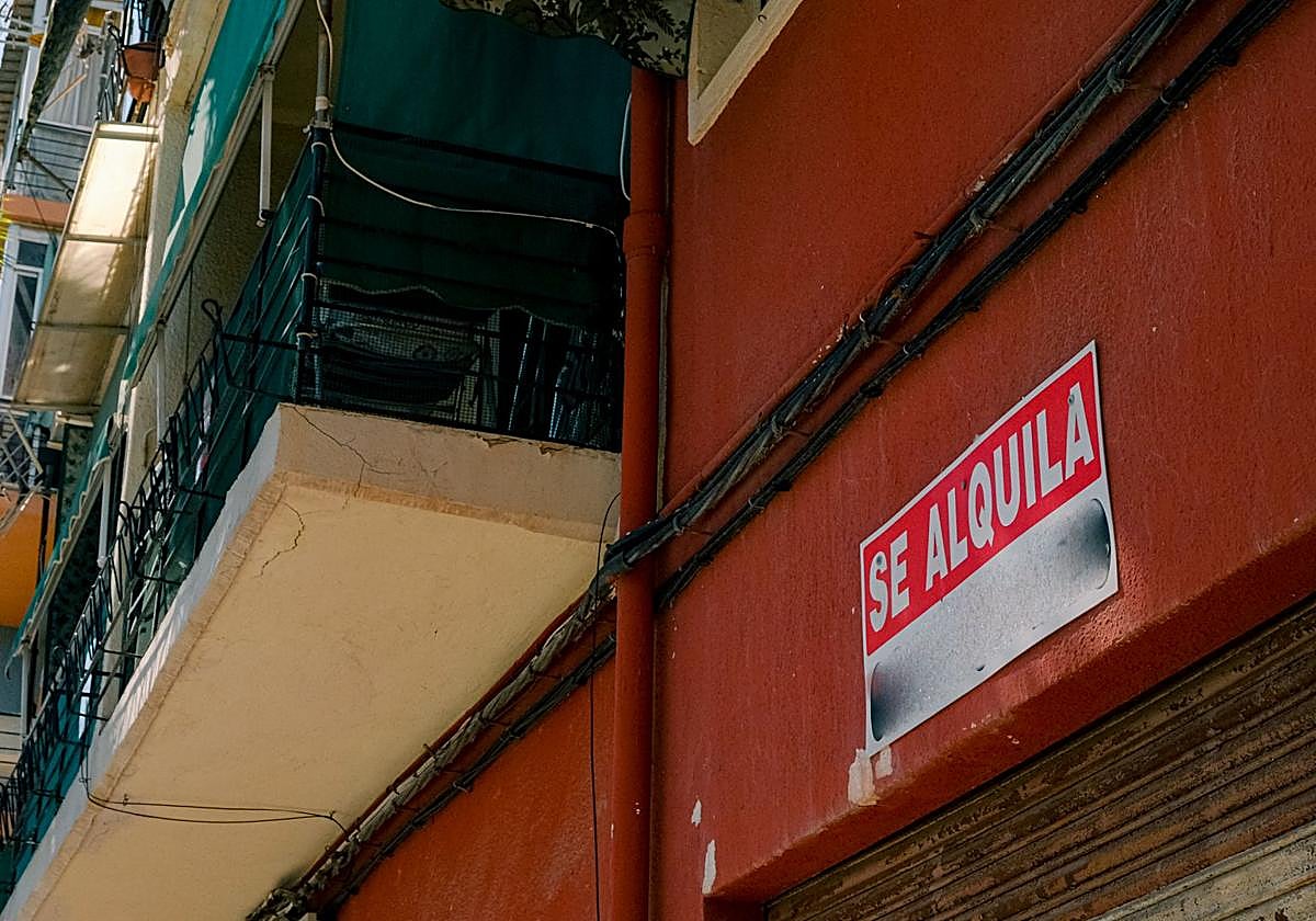 Vivienda en alquiler.