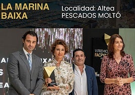 El alcalde de Torrevieja, Eduardo Dolón, con una de las premiadas.