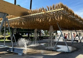 'Espartal', instalado frente a Casa Mediterráneo.