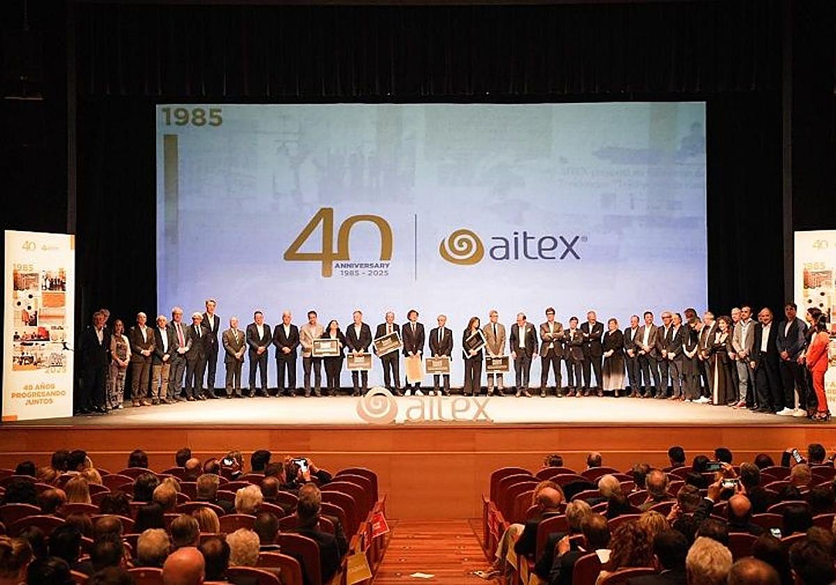 AITEX celebra 40 años rindiendo homenaje a su historia y a quienes la construyen