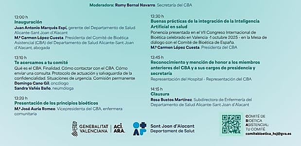 Programación de las jornadas.