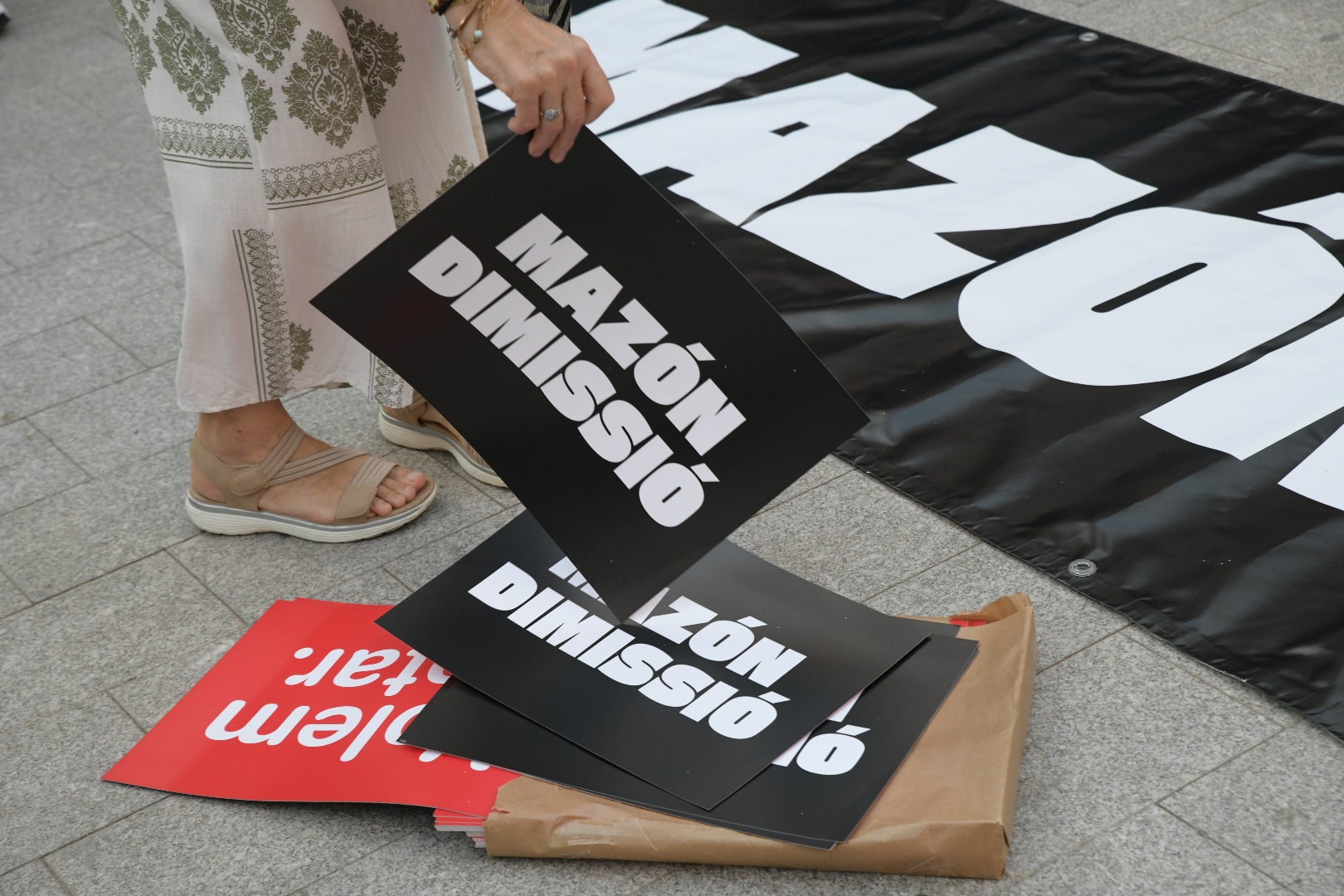 Vuelven las protestas contra Mazón en las vísperas del 29-O