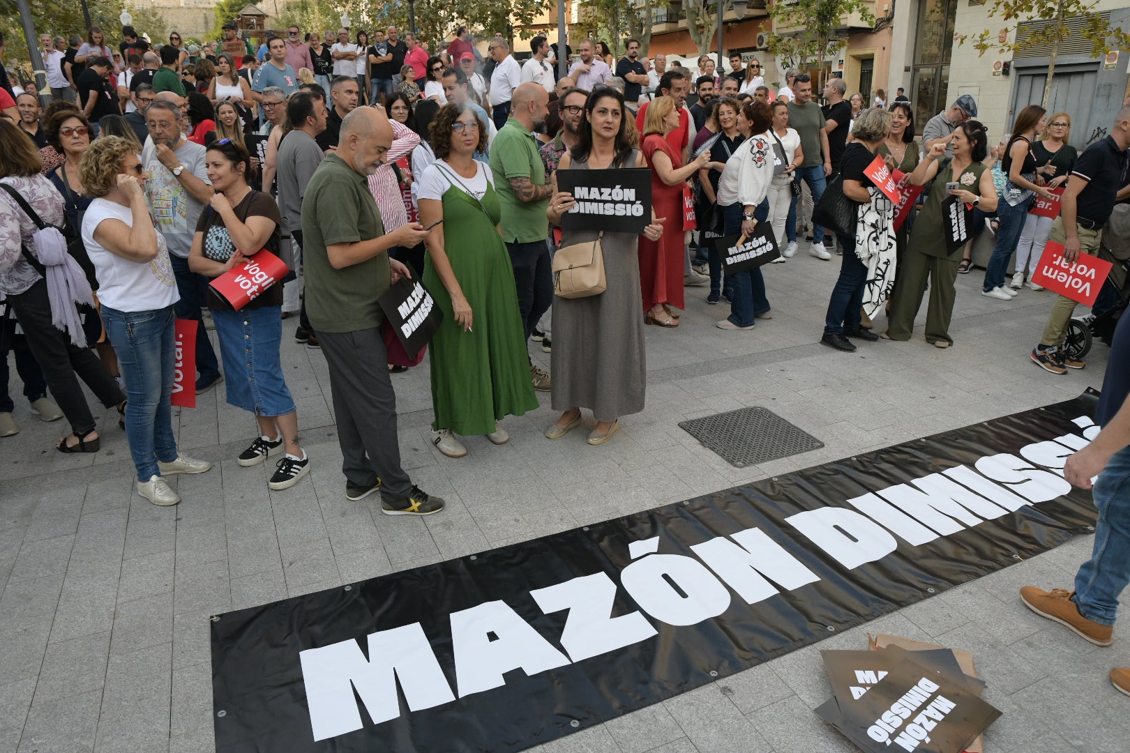 Vuelven las protestas contra Mazón en las vísperas del 29-O