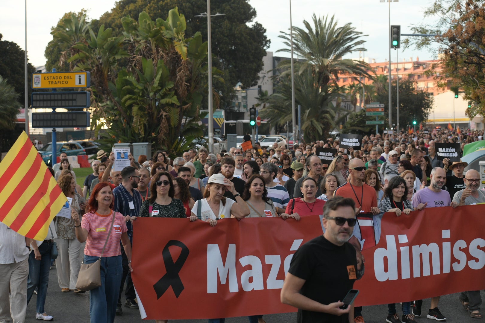 Vuelven las protestas contra Mazón en las vísperas del 29-O