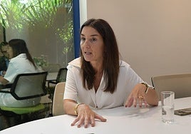 Ruth Merino, durante la entrevista con TodoAlicante.