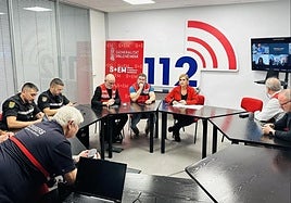 La reunión del Cecopi.