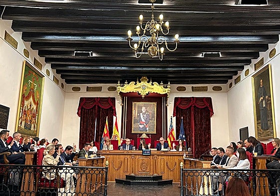 Pleno del Ayuntamiento de Elche.