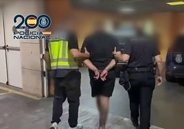 Uno de los detenidos por el crimen de la mujer.