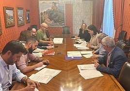 Comisión de Hacienda este lunes en el Ayuntamiento.