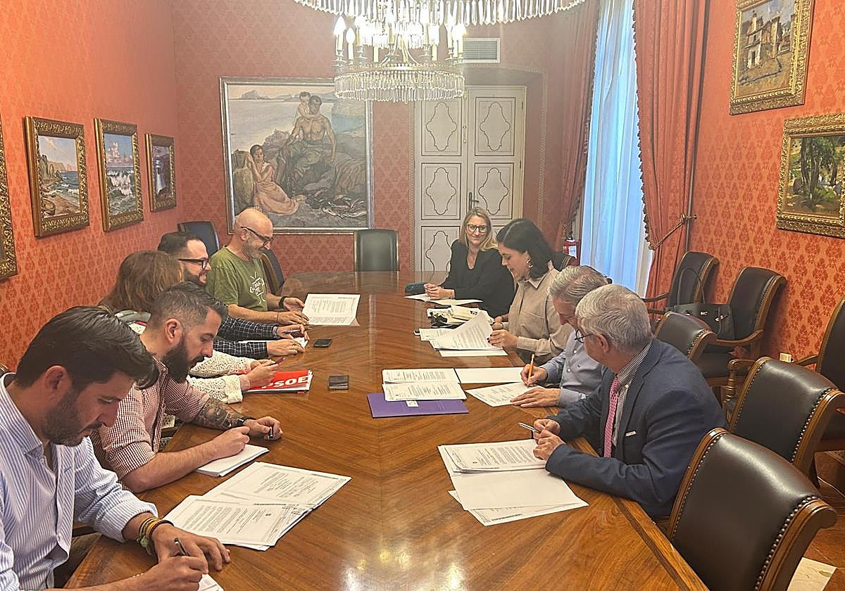 Comisión de Hacienda este lunes en el Ayuntamiento.