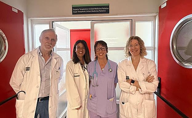 Staff of the Palliative Medicine Unit at Alicante General Hospital.