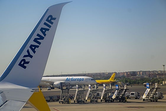 Avión de Ryanair.