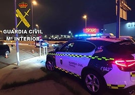 Un control de tráfico de la Guardia Civil, en una imagen de archivo.